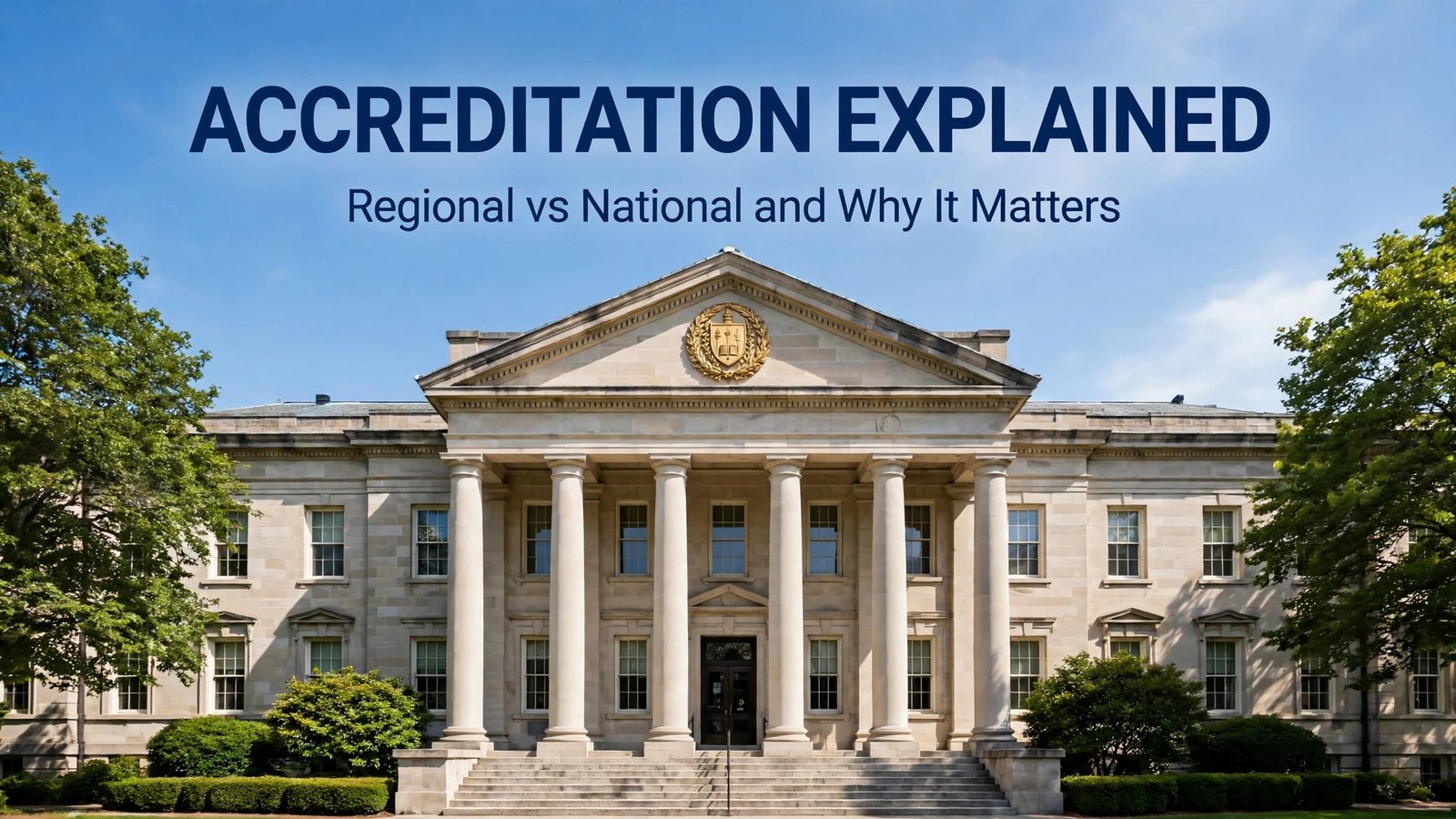 Accreditation Explained: Regional vs National and Why It Matters - EduMinds