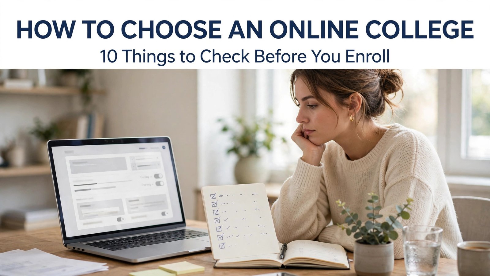 How to Choose an Online College: 10 Things to Check First - EduMinds
